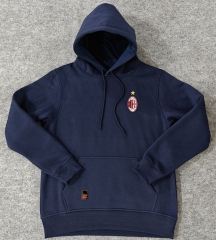 Player Version 2024-2025 AC Milan Royal Blue Thailand Soccer Tracksuit Top With Hat-CS