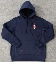 Player Version 2024-2025 AC Milan Royal Blue Thailand Soccer Tracksuit Top With Hat-CS