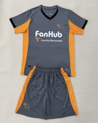 25-26 Derby County Away Gray Soccer Uniform-AY