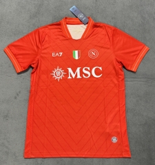 (S-4XL) 2025-2026 Napoli Goalkeeper Red Thailand Soccer Jersey AAA-4506