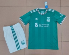 2025-2026 Liverpool 2nd Away Green Soccer Uniform-718