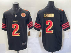 (Logo 6)San Francisco 49ers Black #2 NFL Jersey-0840