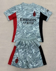 2025-2026 AC Milan Goalkeeper Lake Blue Soccer Uniform-AY