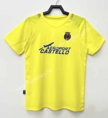Retro Version 05-06 Villarreal CF Home Yellow Thailand Soccer Jersey AAA-811