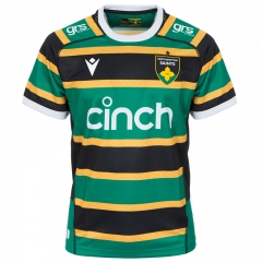 2026 Northampton saints Home Black&Green Thailand Rugby Shirt