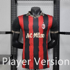 Player Version 25-26 AC Milan Black&Red Thailand Soccer Jersey-888