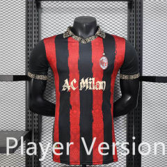 Player Version 25-26 AC Milan Black&Red Thailand Soccer Jersey-888