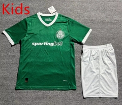 2025-2026 Palmeiras Home Green Kids/Youth Soccer Uniform-2674