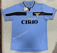 Retro Version 1998-2000 Lazio Home Blue Thailand Soccer Jersey AAA-C1046