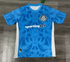 (S-4XL) 2025-2026 SE Palmeiras Goalkeeper  Blue Thailand Soccer Jersey AAA-7902