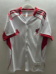 25-26 Liverpool White Thailand Baseball Jersey AAA-0009