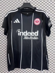 (S-4XL) 2025-2026 Champions League Eintracht Frankfurt Black Thailand Soccer Jersey AAA-2044