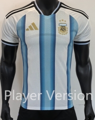 Player Version 25-26 Argentina Home Blue&White Thailand Soccer Jersey AAA