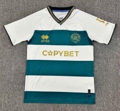 (S-4XL) 25-26 Queens Park Rangers 2nd Away White&Green Thailand Soccer Jersey AAA-512