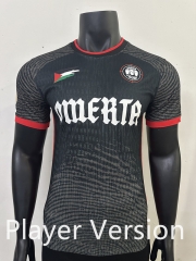Player Version 25-26 Boxing #47 Version Palestine Black Thailand Soccer Jersey AAA-6905