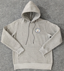 Player Version 2024-2025 Manchester City Gray Thailand Soccer Tracksuit With Hat-CS