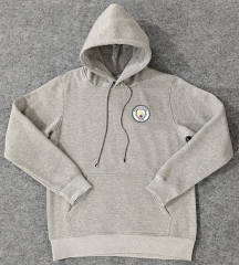 Player Version 2024-2025 Manchester City Gray Thailand Soccer Tracksuit With Hat-CS