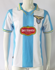 Retro Version 99-00 Lazio Home Blue&White Thailand Soccer Jersey AAA-503
