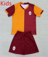 25-26 Galatasaray SK Home Red&Orange Kids/Youth Soccer Uniform-AY