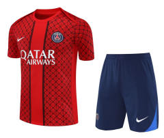 25-26 Paris SG Red Thailand Training Soccer Uniform-418