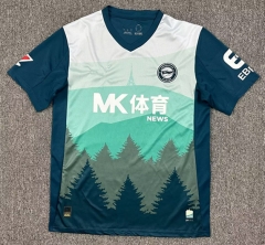 (S-4XL) 2025-2026 Deportivo Alavés 2nd Away Blue&Green Thailand Soccer Jersey AAA-512