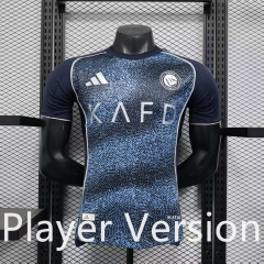 Player Version 25-26 Al-Nassr FC Away Royal Blue Thailand Soccer Jersey AAA-888
