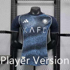 Player Version 25-26 Al-Nassr FC Away Royal Blue Thailand Soccer Jersey AAA-888