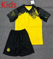 2025-2026 Borussia Dortmund Home Yellow Kids/Youth Soccer Uniform-4247