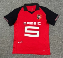 (S-4XL) 25-26 Stade Rennais Home Red Thailand Soccer Jersey AAA-512