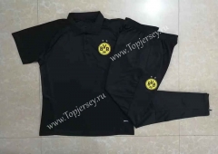 2023-2024 Borussia Dortmund Black Thailand Polo Uniform-815