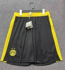 2025-2026 Borussia Dortmund Home Black&Yellow Thailand Soccer Shorts-718