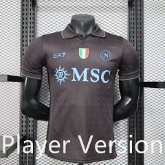 Player Version 25-26 Napoli Black Thailand Soccer Jersey AAA-888