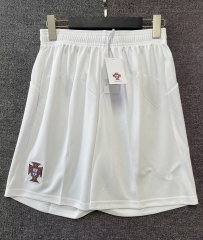 2025-2026 Portugal Away White Thailand Soccer Shorts