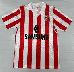 Retro Version 88-89 FC Köln 2nd Away Red&White Thailand Soccer Jersey AAA-503