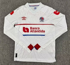 (S-4XL) 25-26 Olimpia (Honduras) Home White LS Thailand Soccer Jersey AAA-512