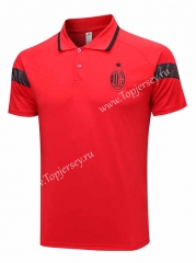 2023-2024 AC Milan Red Thailand Polo Shirt-815