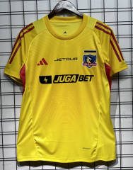 (S-4XL) 25-26 Colo-Colo Goalkeeper Yellow Thailand Soccer Jersey AAA-GB