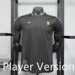 Player Version 2025-2026 Casual Edition Manchester United Black Thailand Soccer Jersey AAA-888