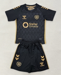 25-26 Heart of Midlothian 2nd Away Black Soccer Unifrom-AY