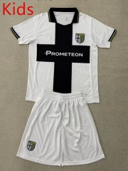 2025-2026 Parma Calcio Home White&Black Kids/Youth Soccer Uniform-AY