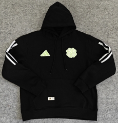 Player Version Celtic Black Thailand Soccer Tracksuit Top With Hat-LH