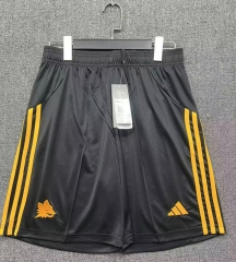 2025-2026 Roma Away Dark Gray Thailand Soccer Shorts