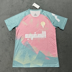 2025-2026 Morocco Pink Thailand Training Soccer Jersey-4506