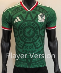 Player Version 2026 Mexico Home Green Thailand Soccer Jersey AAA
