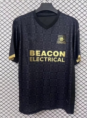 (S-4XL) 25-26 Plymouth Argyle F.C. Away Black Thailand Soccer Jersey AAA-2044