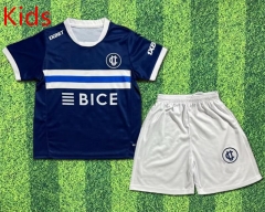 2025-2026 CD Universidad Católica  Away Blue Kids/Youth Soccer Uniform-1947