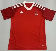 (S-4XL) 2024-2025 Flamengo Red Thailand Soccer Training AAA-908