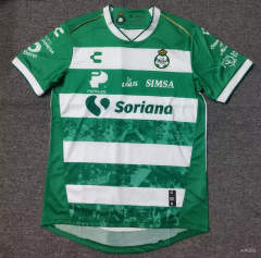 (S-4XL) 2025-2026 Santos Laguna Home White&Green Thailand Soccer Jersey AAA-5378