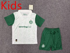 2025-2026 Palmeiras Away White Kids/Youth Soccer Uniform-GB
