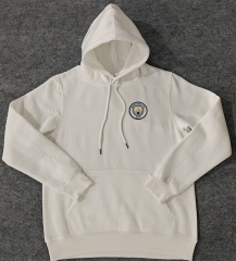 Player Version 2024-2025 Manchester City White Thailand Soccer Tracksuit With Hat-CS